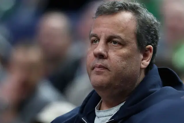 Governor Christie at the NCAA tournament earlier this year